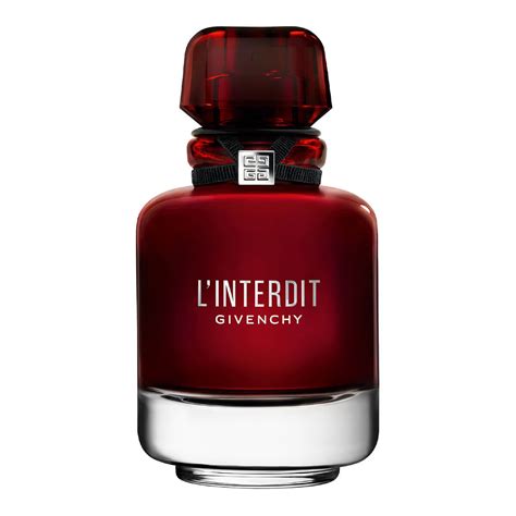 l'interdit rouge givenchy eau de parfum|Givenchy rouge interdit notes.